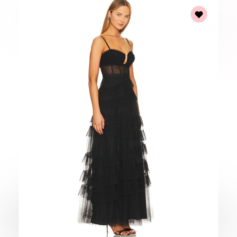 BCBG Long Evening Dress in Black
